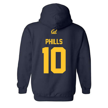 UC Berkeley - NCAA Women's Volleyball : Dominique Phills - Sports Shersey Hooded Sweatshirt-1