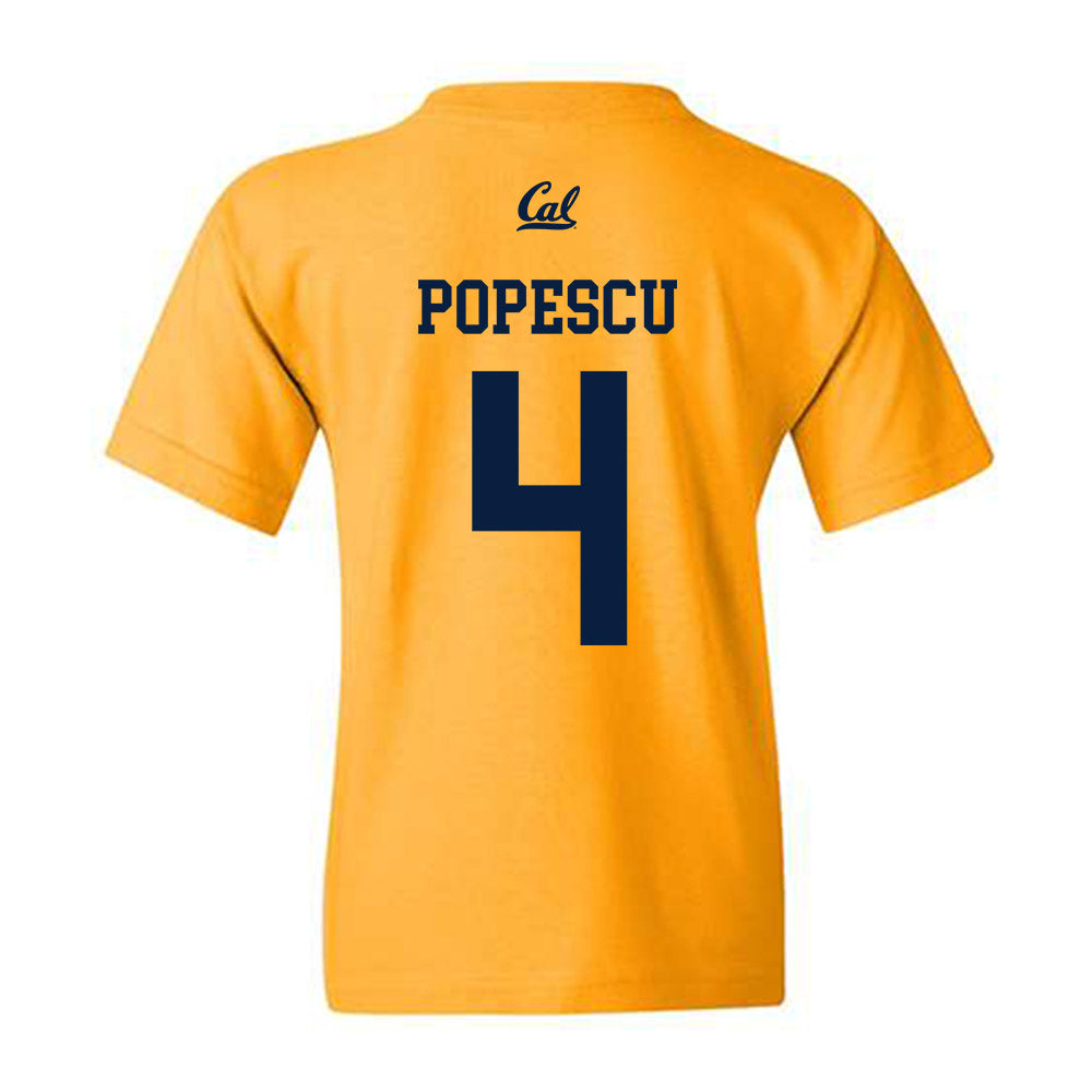 UC Berkeley - NCAA Women's Volleyball : Francesca Popescu - Sports Shersey Youth T-Shirt-1