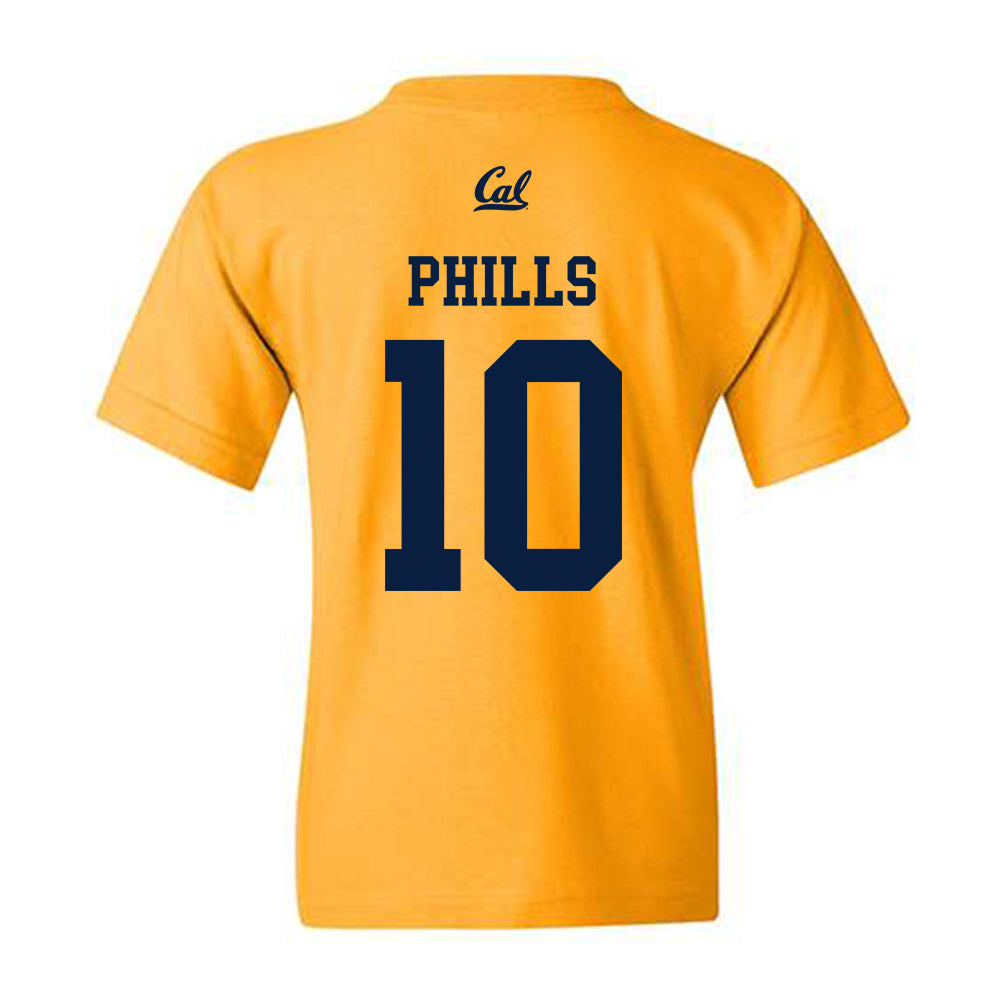 UC Berkeley - NCAA Women's Volleyball : Dominique Phills - Sports Shersey Youth T-Shirt-1