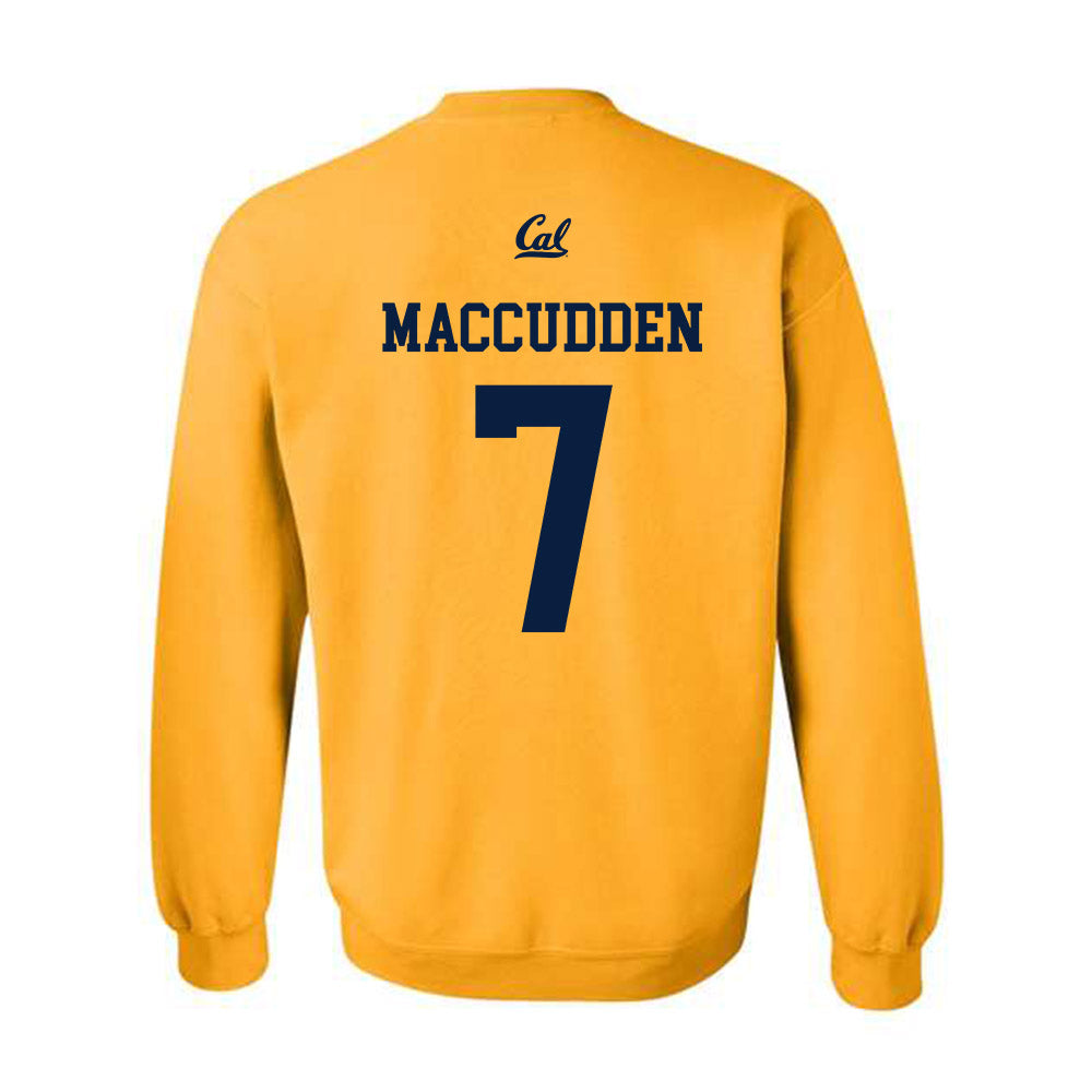 UC Berkeley - NCAA Women's Volleyball : Siena MacCudden - Sports Shersey Crewneck Sweatshirt-1