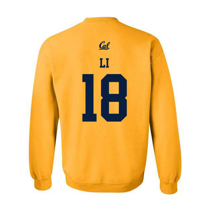 UC Berkeley - NCAA Women's Volleyball : Ashley Li - Sports Shersey Crewneck Sweatshirt-1