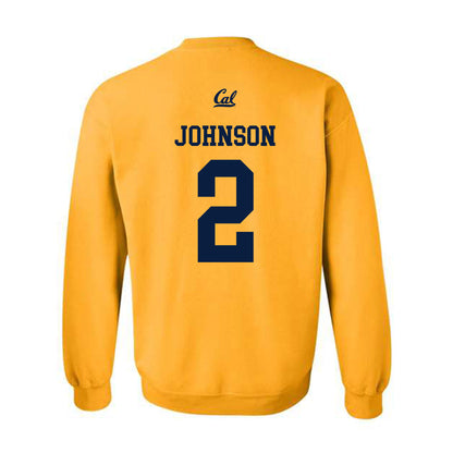 UC Berkeley - NCAA Women's Volleyball : Sophia Johnson - Sports Shersey Crewneck Sweatshirt-1