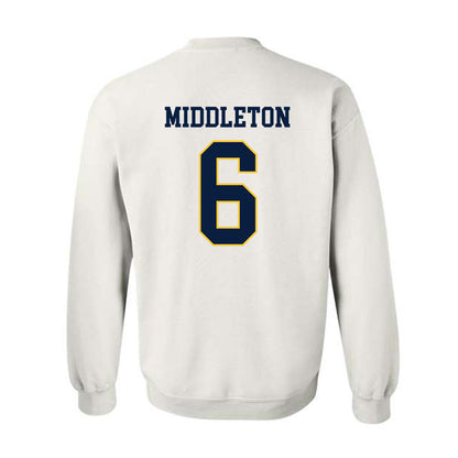 UC Berkeley - NCAA Women's Lacrosse : Jane Middleton - Sports Shersey Crewneck Sweatshirt-1