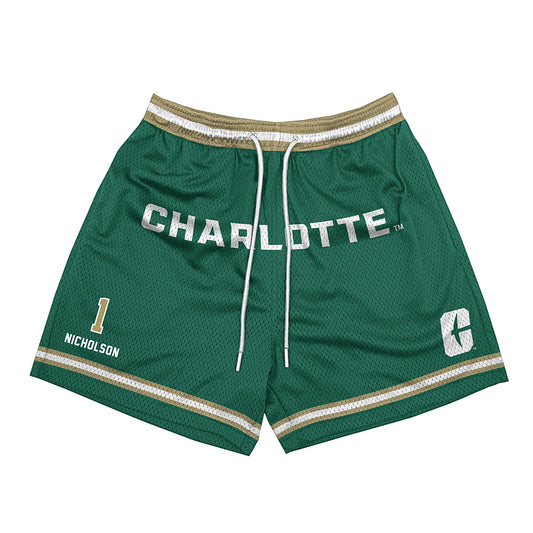 UNC Charlotte - NCAA Women's Basketball : Asianae Nicholson - Shorts-0