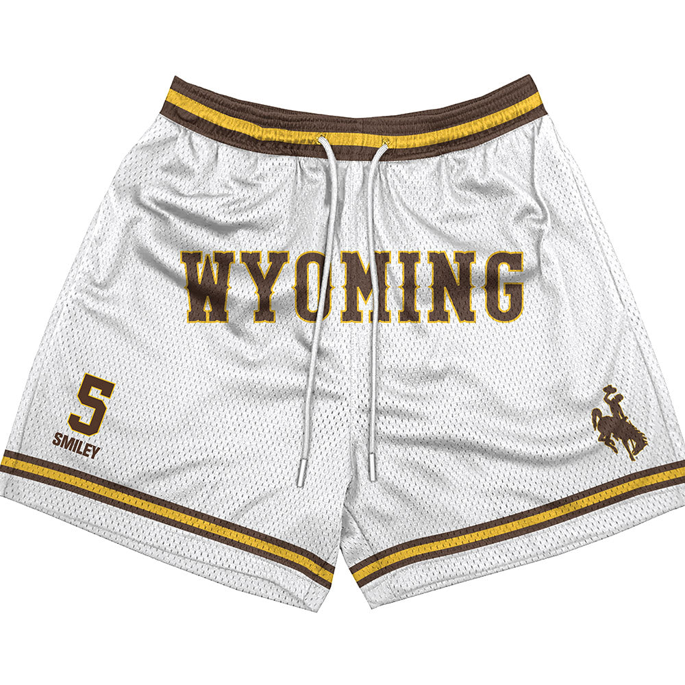 Wyoming - NCAA Men's Basketball : Madden Smiley - Shorts-0