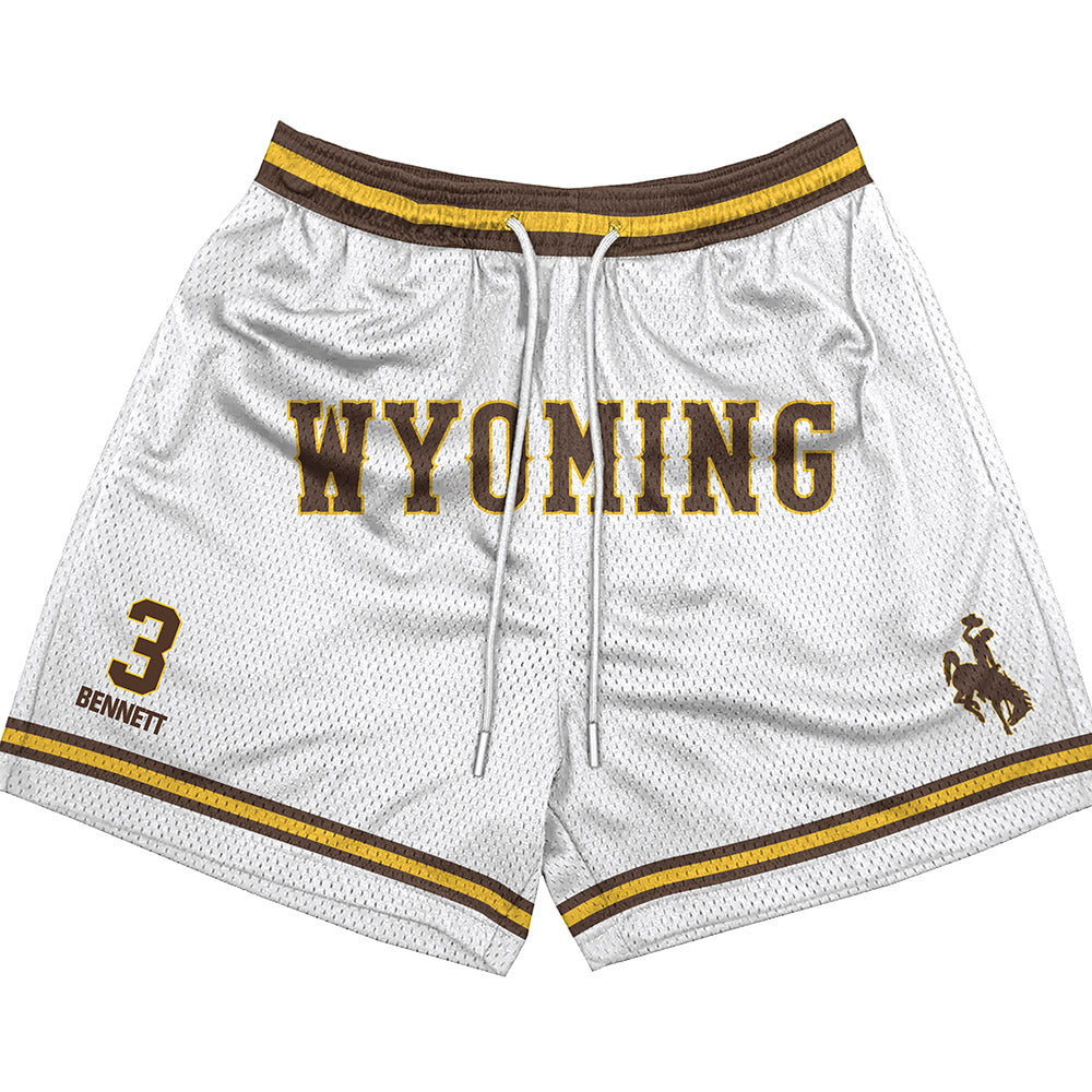 Wyoming - NCAA Men's Basketball : Khaden Bennett - Shorts-0