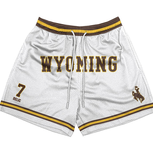 Wyoming - NCAA Men's Basketball : Matija Belic - Shorts-0