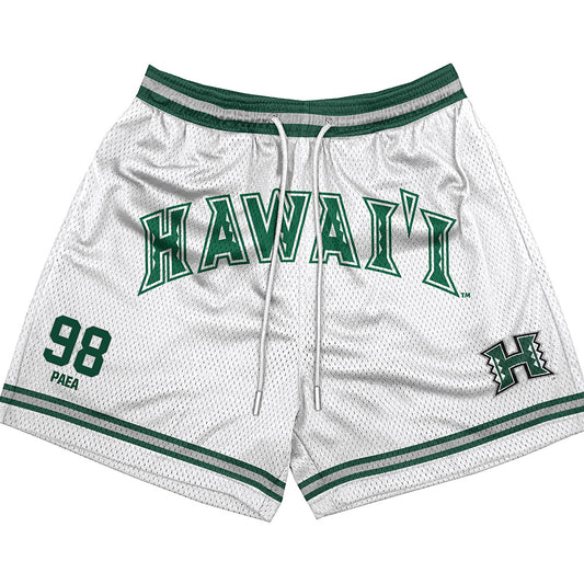 Hawaii - NCAA Football : Siaosi Paea - Shorts-0