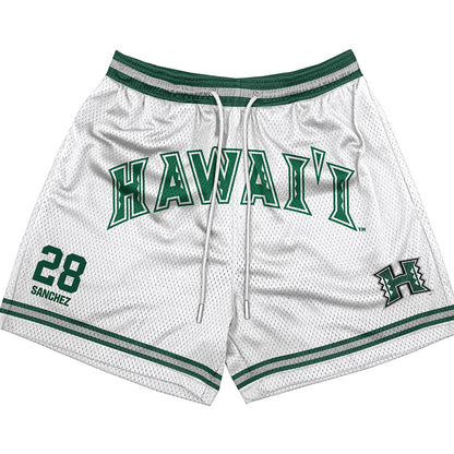 Hawaii - NCAA Baseball : Kamaehu Sanchez - Shorts-0
