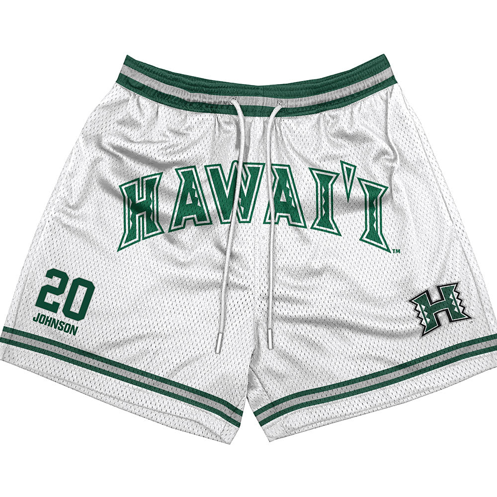 Hawaii - NCAA Men's Basketball : Isaac Johnson - Shorts-0
