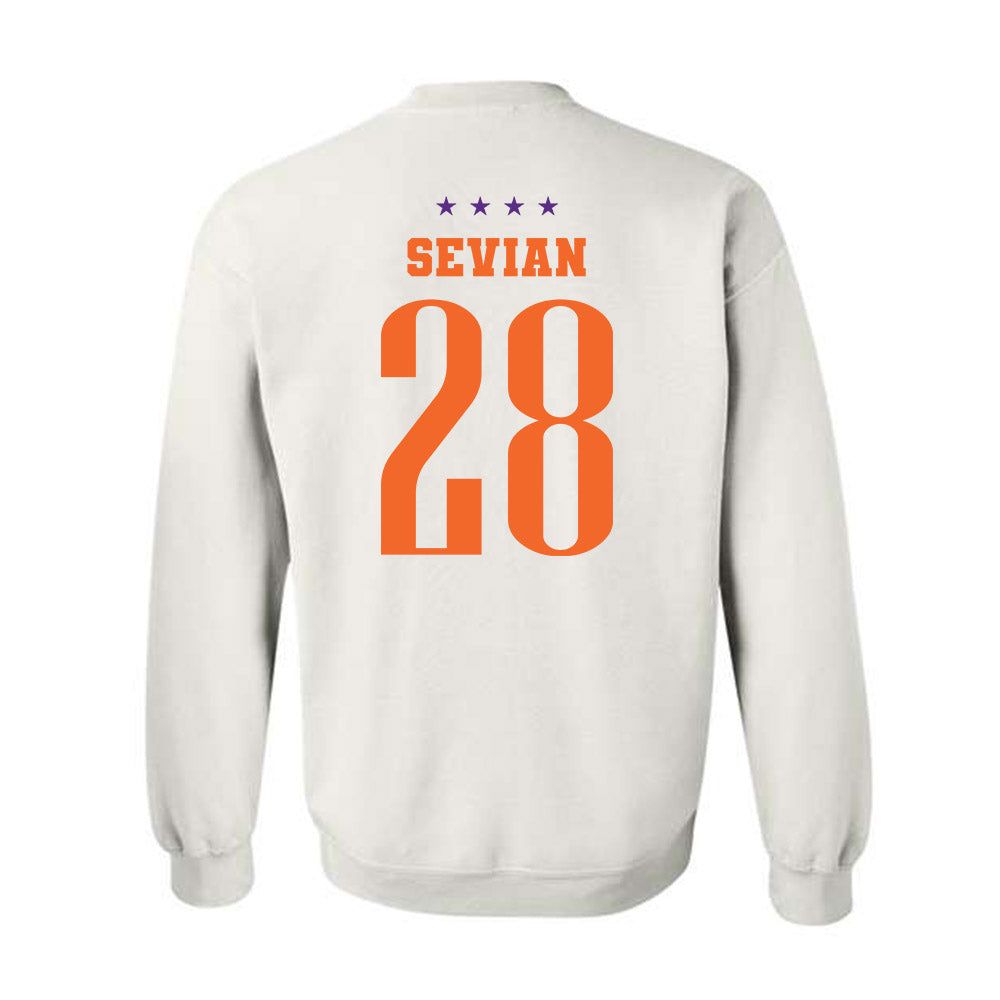 Clemson - NCAA Men's Soccer : Xander Sevian - Crewneck Sweatshirt-1