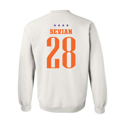 Clemson - NCAA Men's Soccer : Xander Sevian - Crewneck Sweatshirt-1