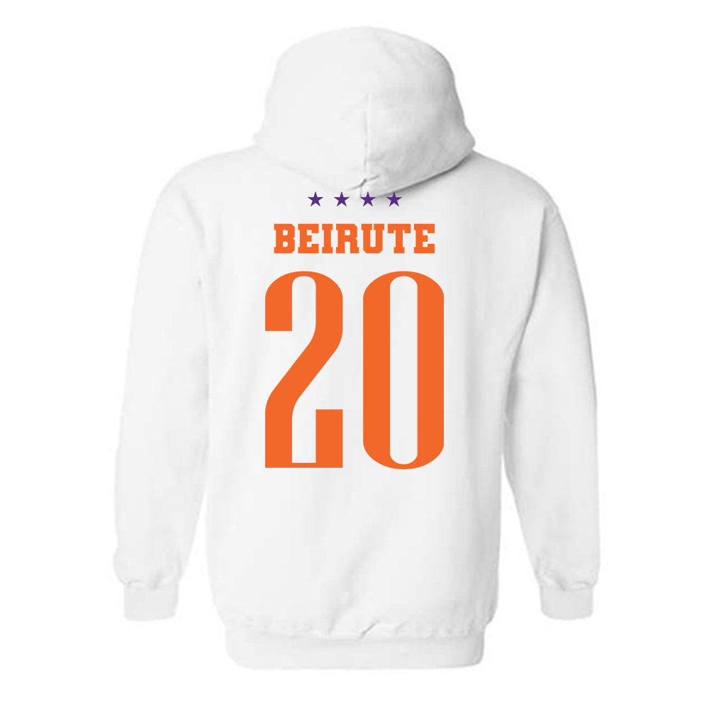 Clemson - NCAA Men's Soccer : Andres Beirute - Hooded Sweatshirt-1