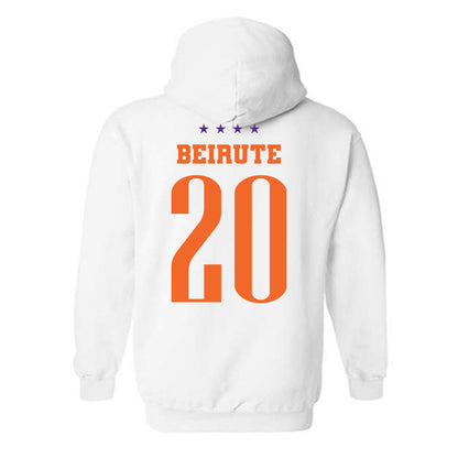 Clemson - NCAA Men's Soccer : Andres Beirute - Hooded Sweatshirt-1