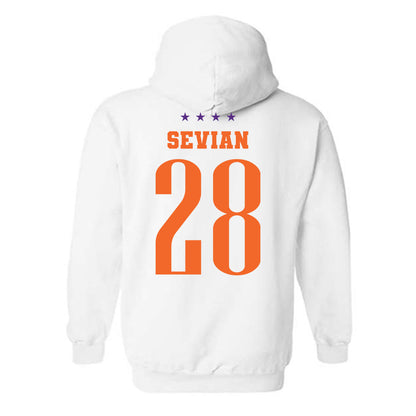 Clemson - NCAA Men's Soccer : Xander Sevian - Hooded Sweatshirt-1