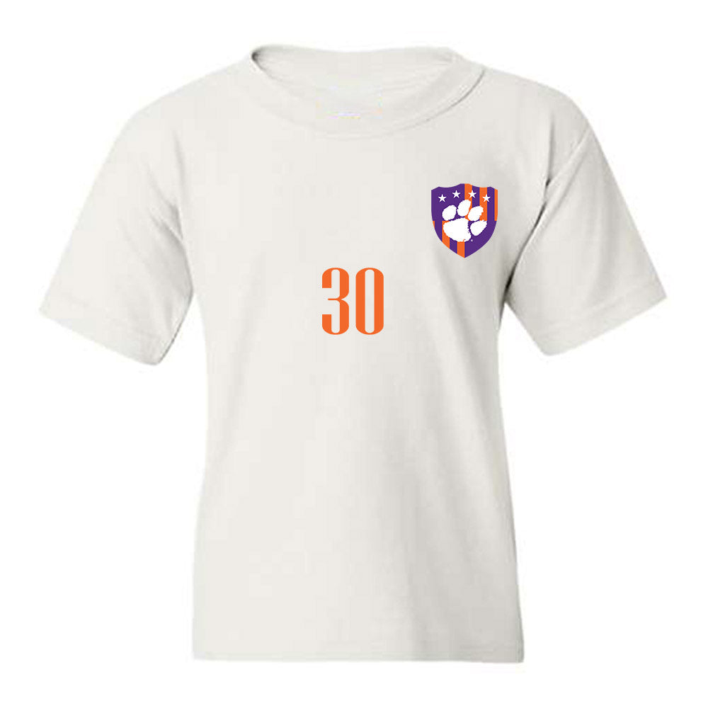 Clemson - NCAA Men's Soccer : Remi Okunlola - Youth T-Shirt-0
