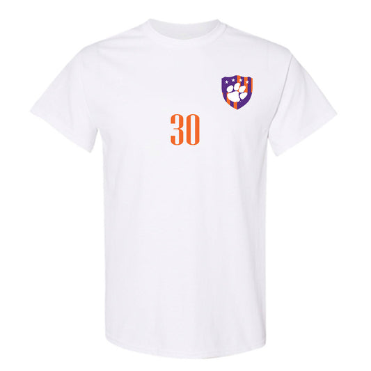 Clemson - NCAA Men's Soccer : Remi Okunlola - T-Shirt-0