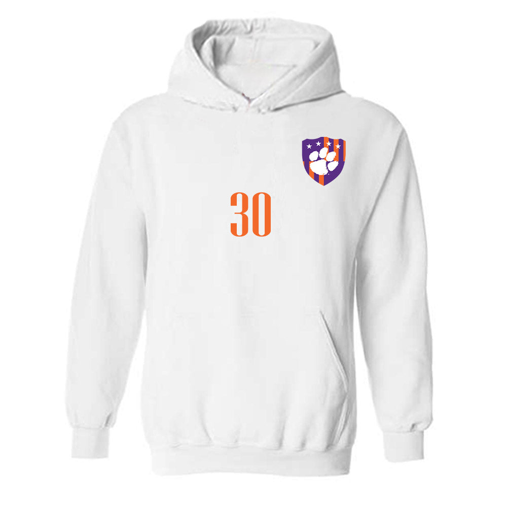 Clemson - NCAA Men's Soccer : Remi Okunlola - Hooded Sweatshirt-0