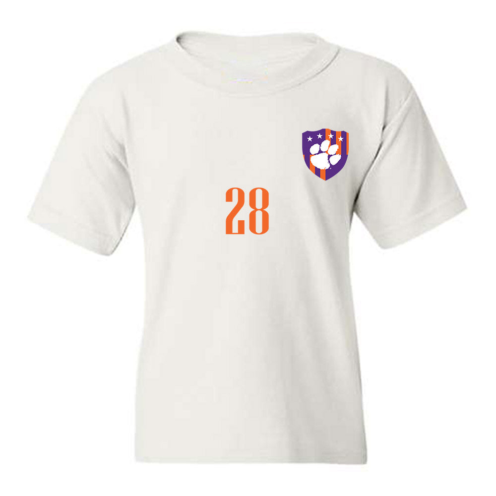 Clemson - NCAA Men's Soccer : Xander Sevian - Youth T-Shirt-0