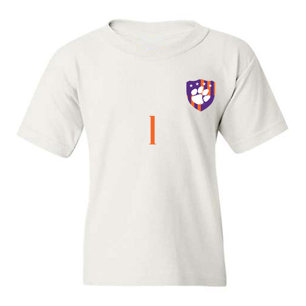 Clemson - NCAA Men's Soccer : Joseph Andema - Youth T-Shirt-0