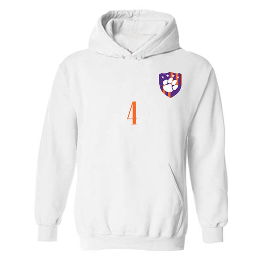 Clemson - NCAA Men's Soccer : Floki Stephensen - Hooded Sweatshirt-0