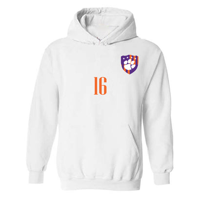 Clemson - NCAA Men's Soccer : Mason Jimenez - Hooded Sweatshirt-0