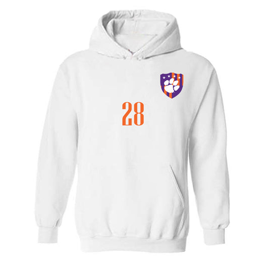 Clemson - NCAA Men's Soccer : Xander Sevian - Hooded Sweatshirt-0