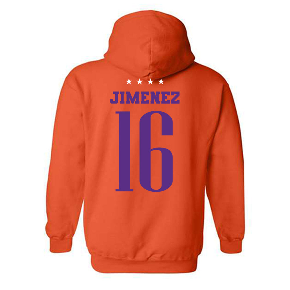 Clemson - NCAA Men's Soccer : Mason Jimenez - Hooded Sweatshirt-1