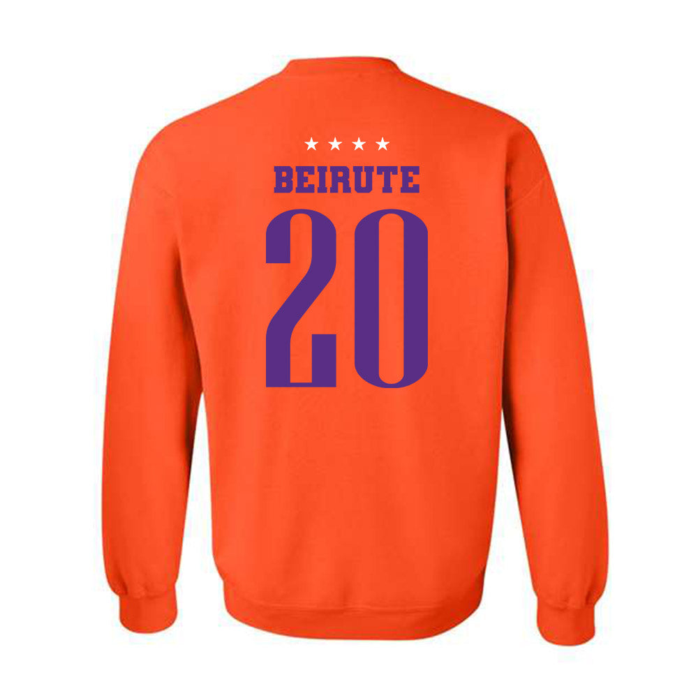 Clemson - NCAA Men's Soccer : Andres Beirute - Crewneck Sweatshirt-1