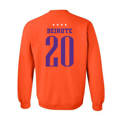 Clemson - NCAA Men's Soccer : Andres Beirute - Crewneck Sweatshirt-1