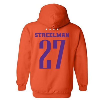 Clemson - NCAA Men's Soccer : Seamus Streelman - Hooded Sweatshirt-1