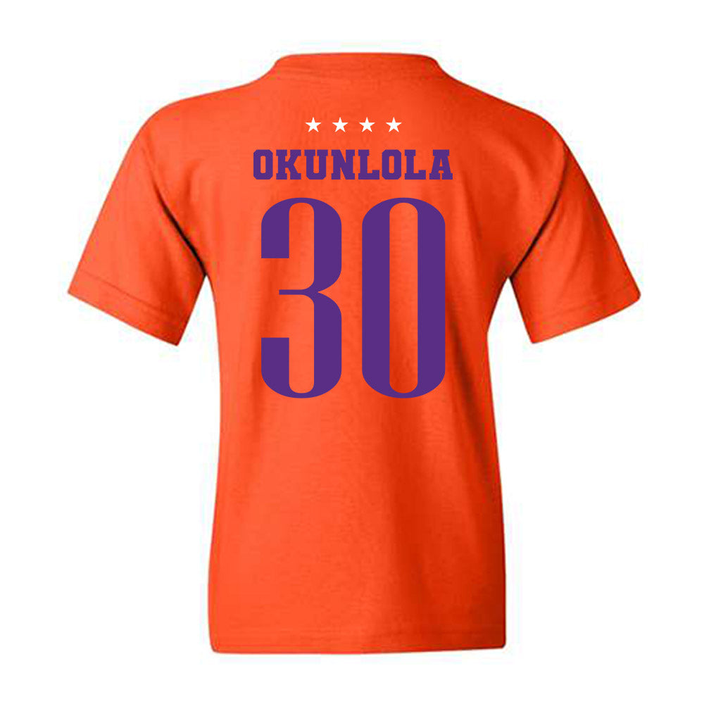 Clemson - NCAA Men's Soccer : Remi Okunlola - Youth T-Shirt-1