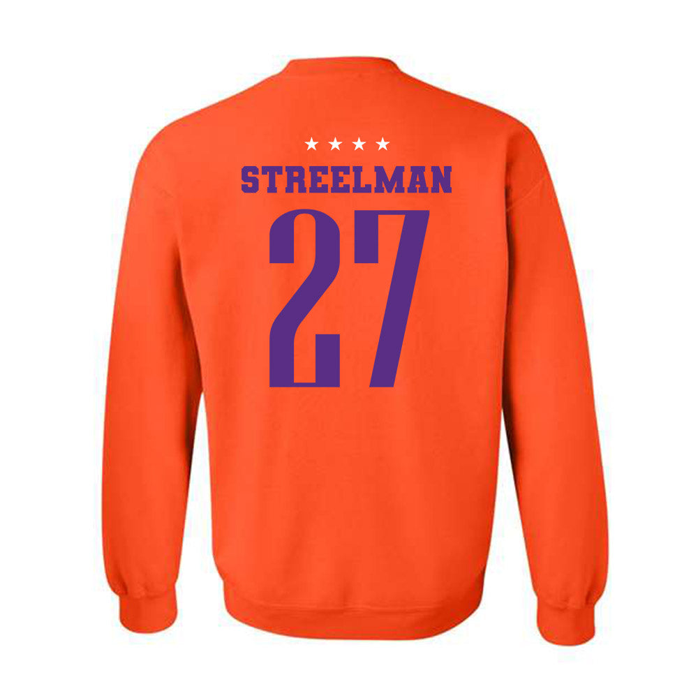 Clemson - NCAA Men's Soccer : Seamus Streelman - Crewneck Sweatshirt-1
