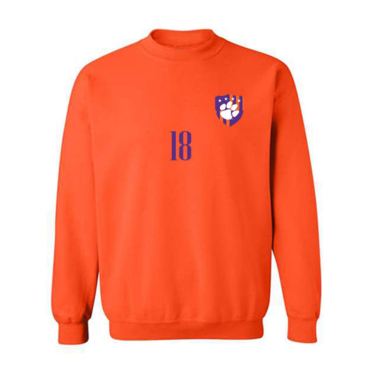 Clemson - NCAA Men's Soccer : Matthias Leib - Crewneck Sweatshirt-0