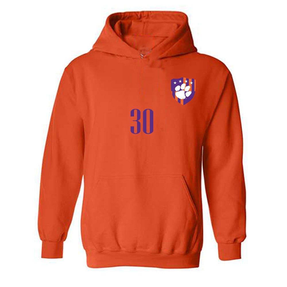 Clemson - NCAA Men's Soccer : Remi Okunlola - Hooded Sweatshirt-0
