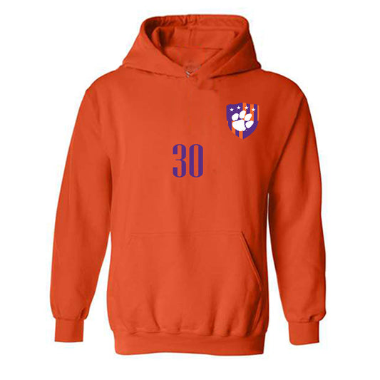 Clemson - NCAA Men's Soccer : Remi Okunlola - Hooded Sweatshirt-0