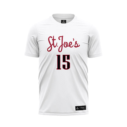 St. Joe's - NCAA Women's Soccer : Olivia Benzing - White Soccer Jersey-0