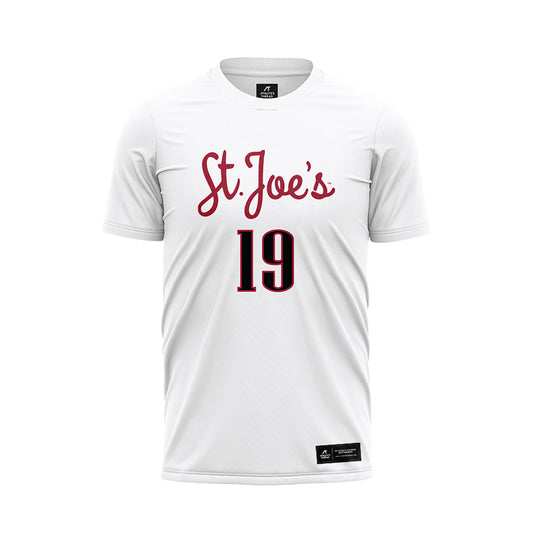 St. Joe's - NCAA Women's Soccer : Emily Hanrahan - White Soccer Jersey-0