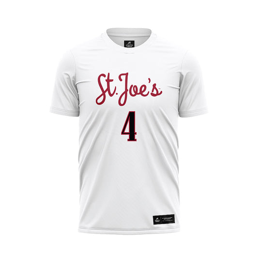 St. Joe's - NCAA Women's Soccer : Ashley Rhodes - White Soccer Jersey-0