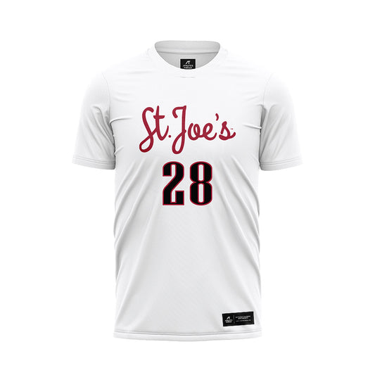 St. Joe's - NCAA Women's Soccer : Lila Conroy - White Soccer Jersey-0