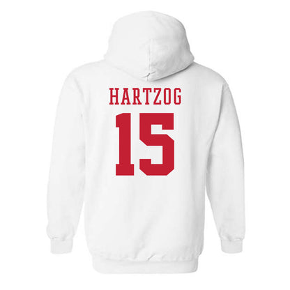 Arizona - NCAA Football : Malcolm Hartzog - Sports Shersey Hooded Sweatshirt-1