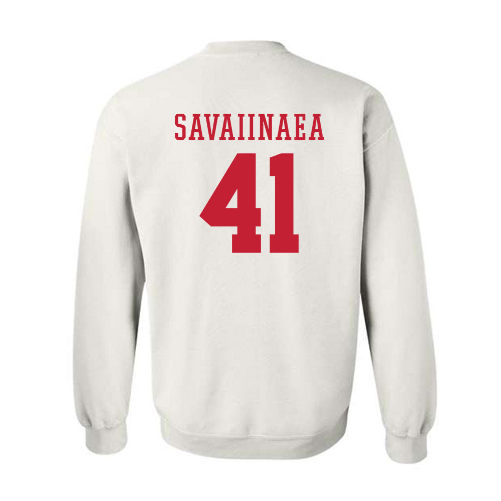 Arizona - NCAA Football : Julian Savaiinaea - Sports Shersey Crewneck Sweatshirt-1