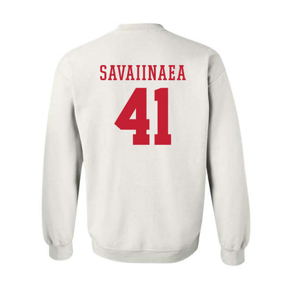 Arizona - NCAA Football : Julian Savaiinaea - Sports Shersey Crewneck Sweatshirt-1
