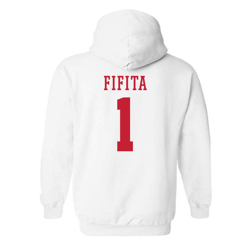 Arizona - NCAA Football : Noah Fifita - Sports Shersey Hooded Sweatshirt-1