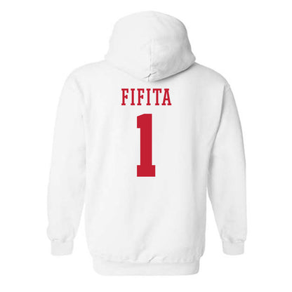 Arizona - NCAA Football : Noah Fifita - Sports Shersey Hooded Sweatshirt-1