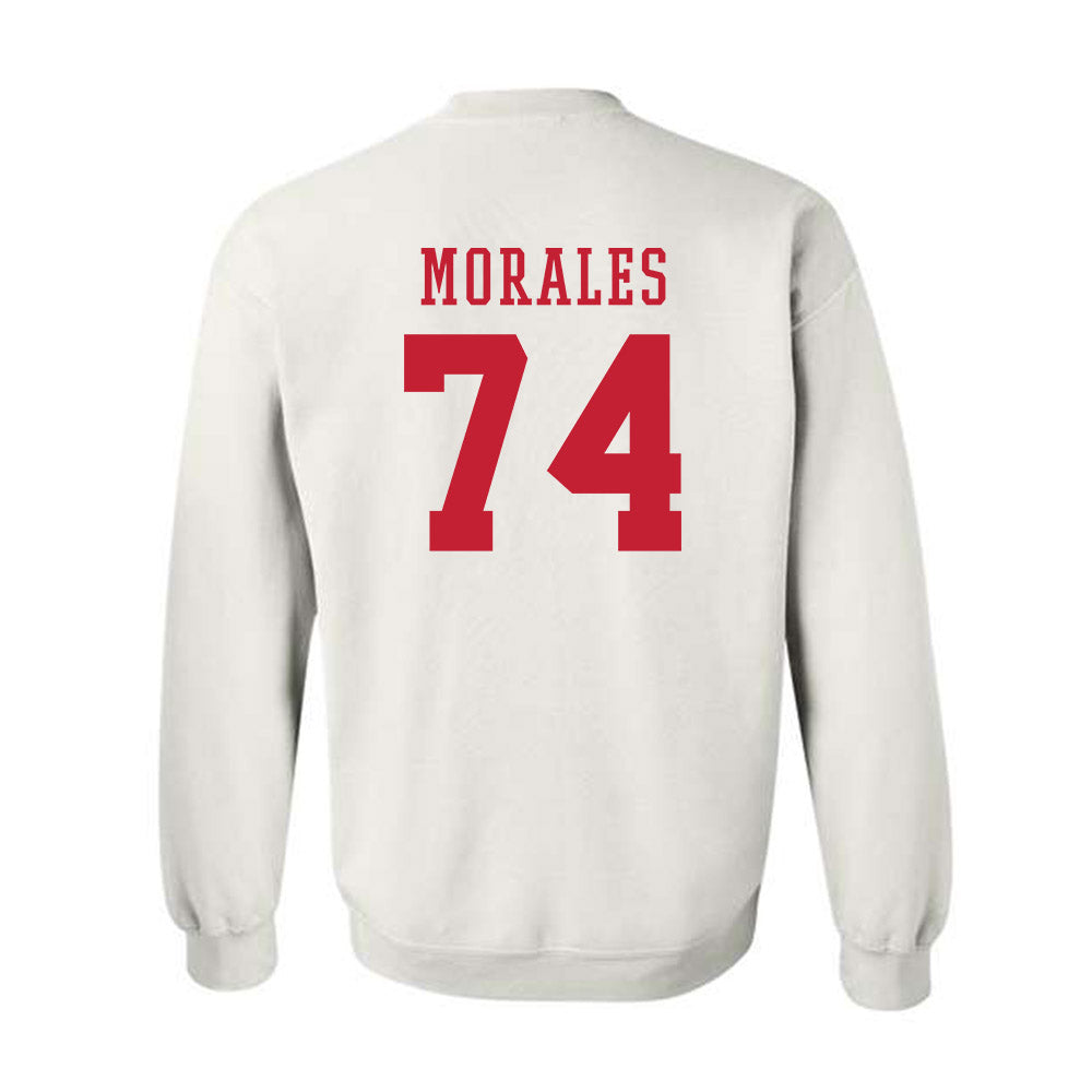 Arizona - NCAA Football : Justin Morales - Sports Shersey Crewneck Sweatshirt-1