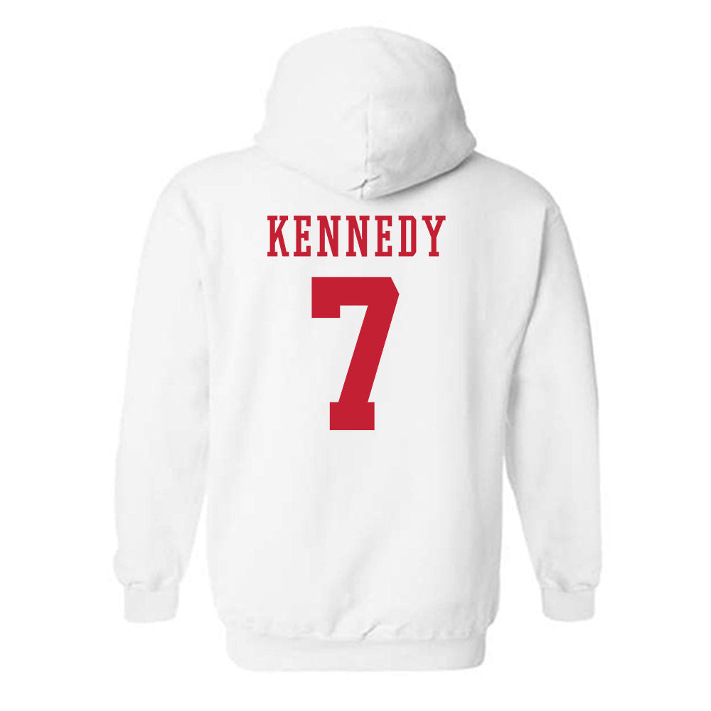 Arizona - NCAA Football : Chase Kennedy - Sports Shersey Hooded Sweatshirt-1