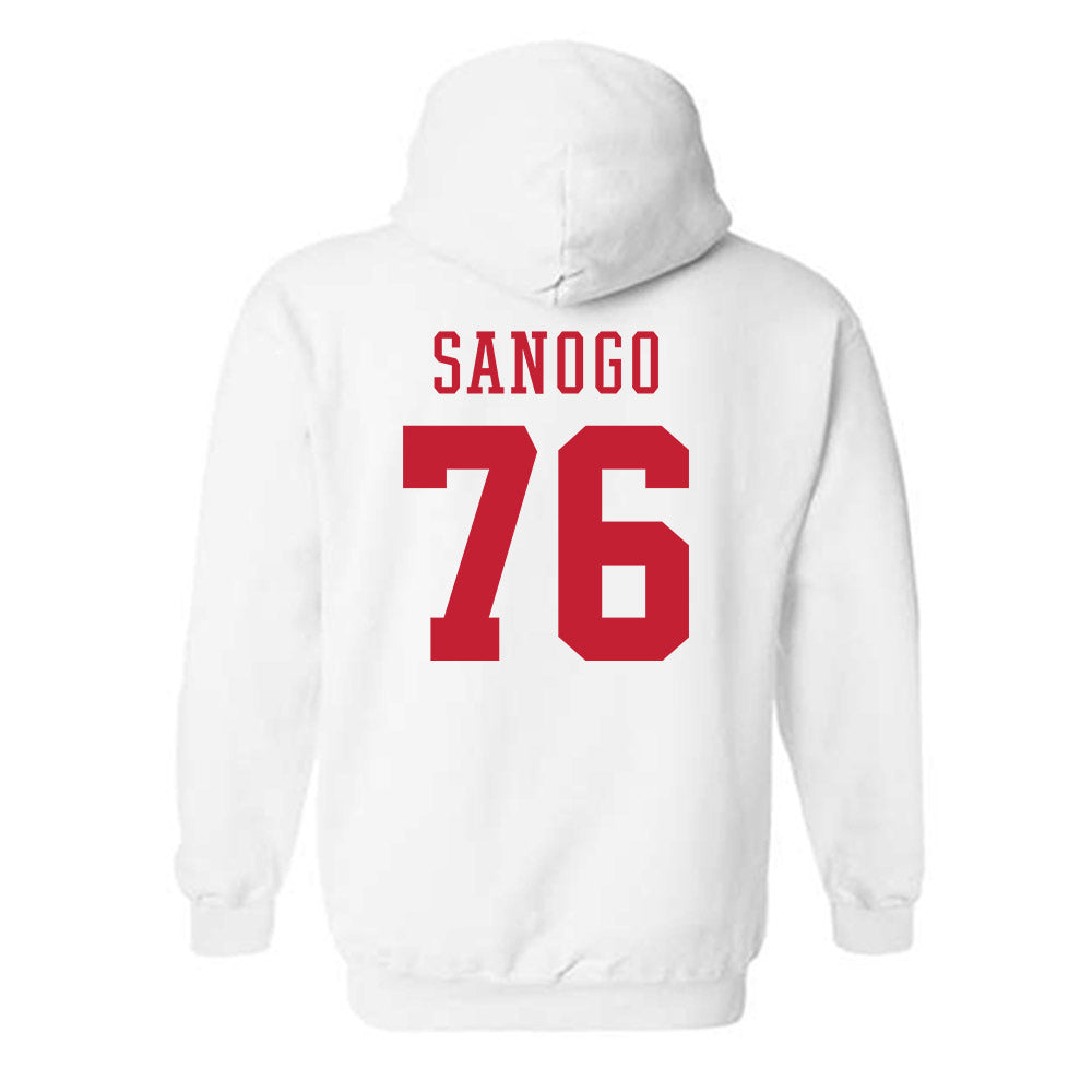 Arizona - NCAA Football : Khalil Sanogo - Sports Shersey Hooded Sweatshirt-1