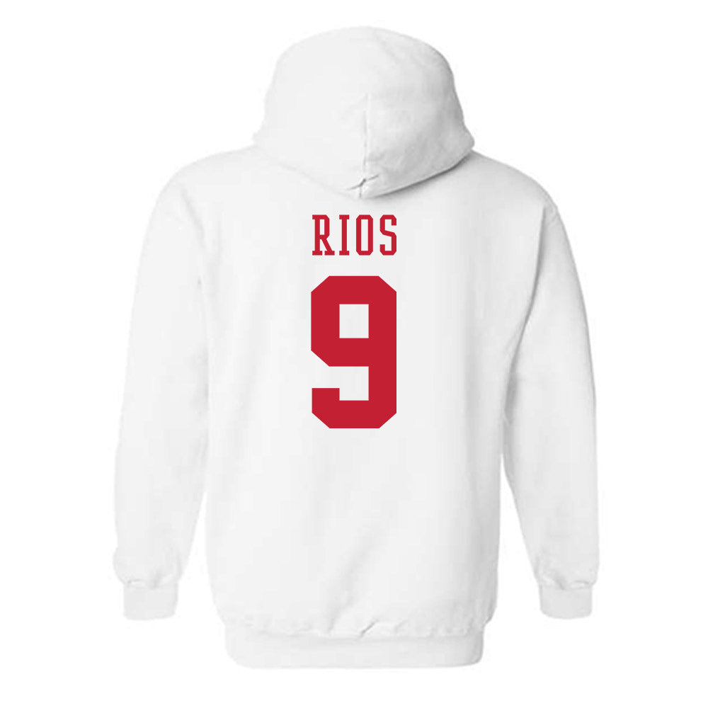 Arizona - NCAA Football : Oscar Rios - Sports Shersey Hooded Sweatshirt-1