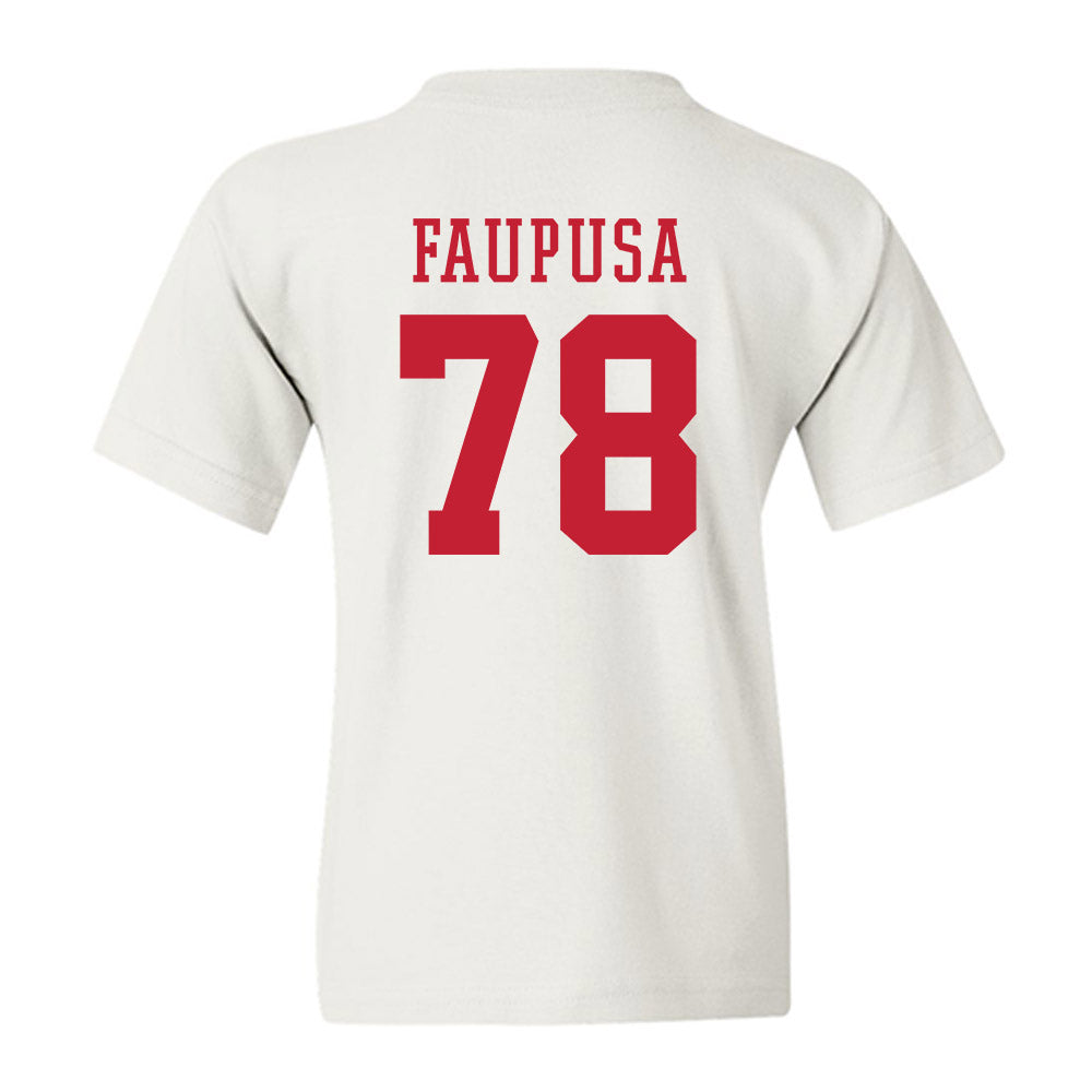 Arizona - NCAA Football : Manoah Faupusa - Sports Shersey Youth T-Shirt-1
